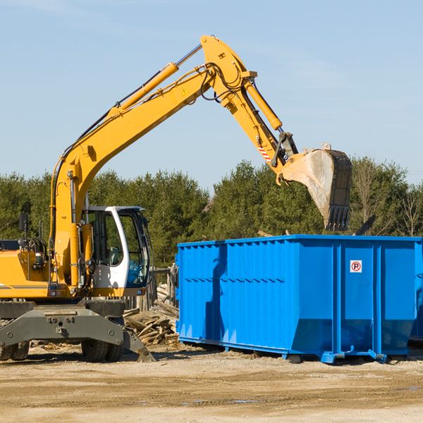 can i rent a residential dumpster for a construction project in Glenford OH